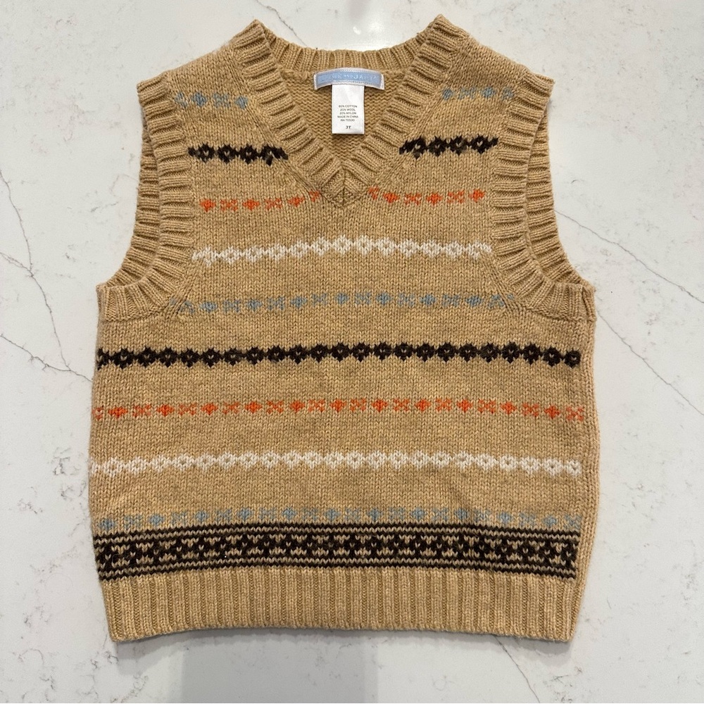Janie and Jack sweater vest 3T